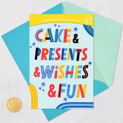 All the Things, All for You Gift Card Greeting Birthday Card for Kids