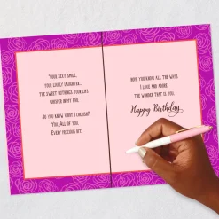All the Ways I Love and Adore You Romantic Birthday Card