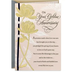 A Love Beyond Compare Religious 50th Anniversary Card