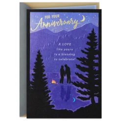 A Love Like Yours Religious Anniversary Card for Couple