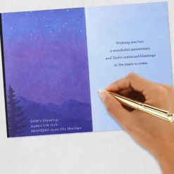 A Love Like Yours Religious Anniversary Card for Couple