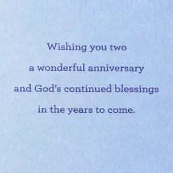 A Love Like Yours Religious Anniversary Card for Couple