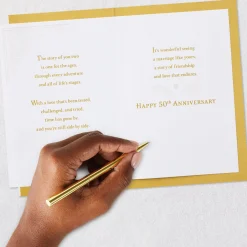 A Love Story for the Ages 50th Anniversary Card