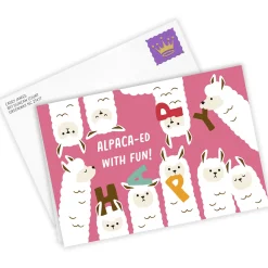 Alpaca-ed With Fun Funny Custom Birthday Card