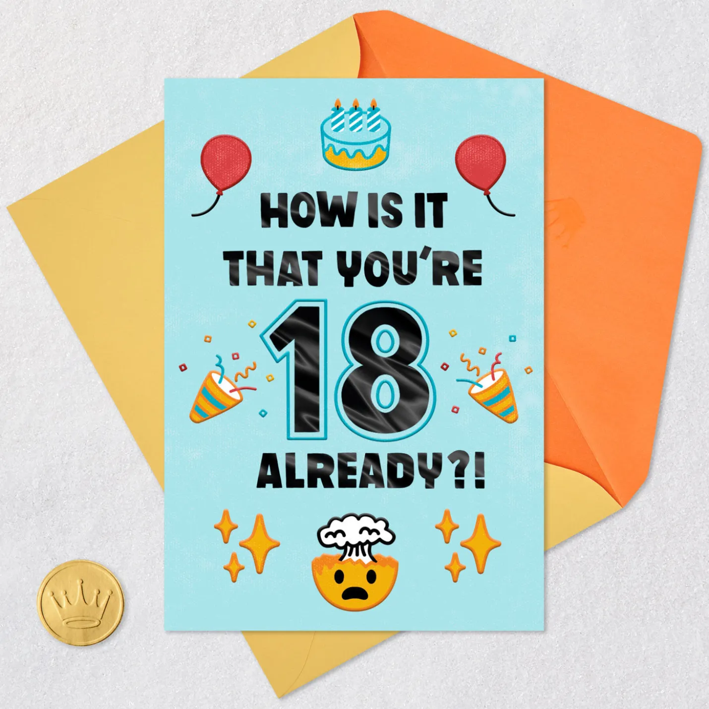 18 Already Mind Blown 18th Birthday Card