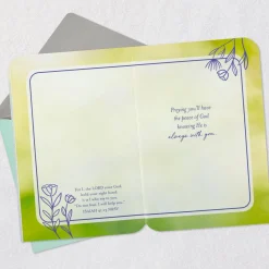 Always Believe, Trust and Hope Religious Encouragement Card