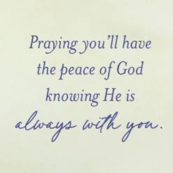 Always Believe, Trust and Hope Religious Encouragement Card