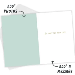 Always In Our Hearts Custom Pet Sympathy Card