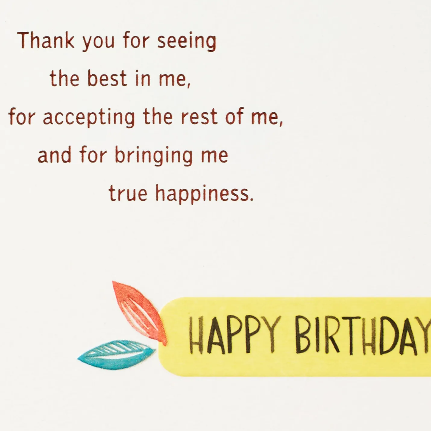 A Man Like You to Love Romantic Birthday Card for Him