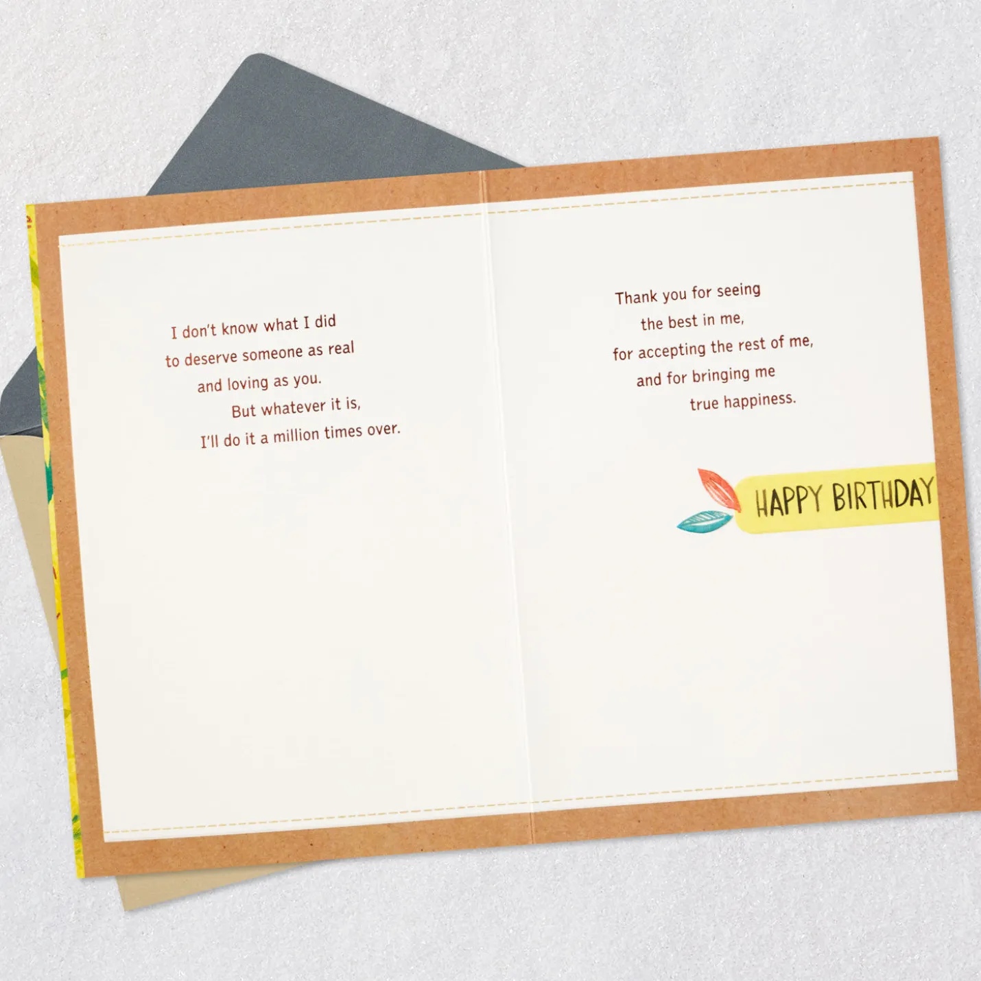 A Man Like You to Love Romantic Birthday Card for Him