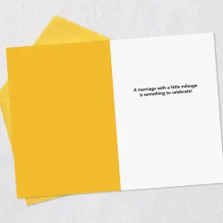 A Marriage With a Little Mileage Funny Anniversary Card