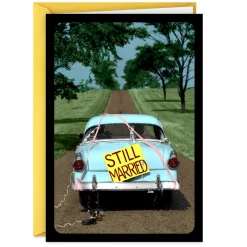 A Marriage With a Little Mileage Funny Anniversary Card