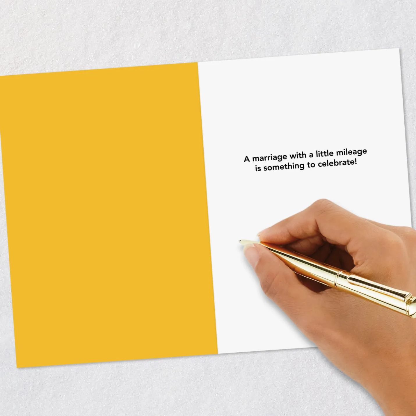 A Marriage With a Little Mileage Funny Anniversary Card