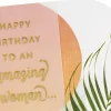 Amazing, Inspiring Woman Birthday Card for Her