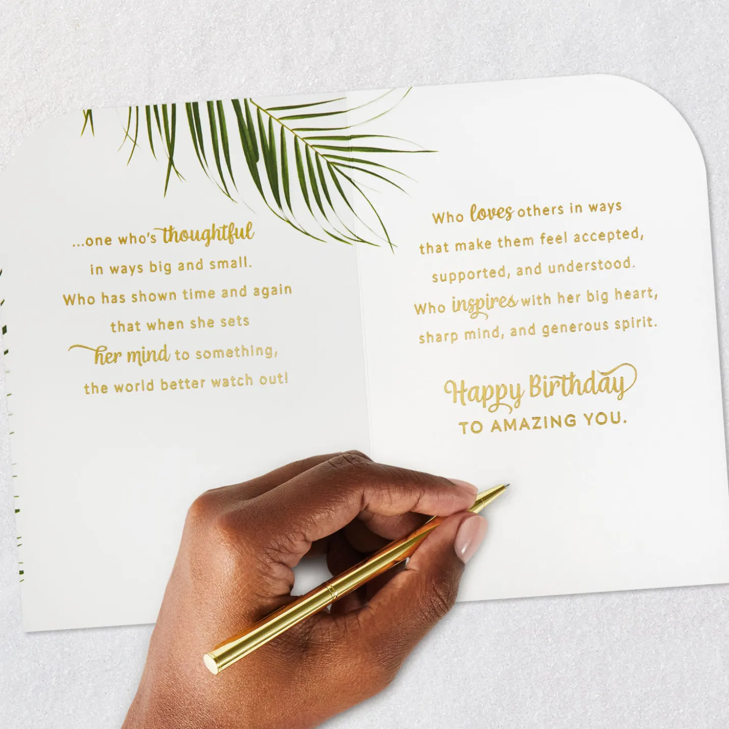 Amazing, Inspiring Woman Birthday Card for Her