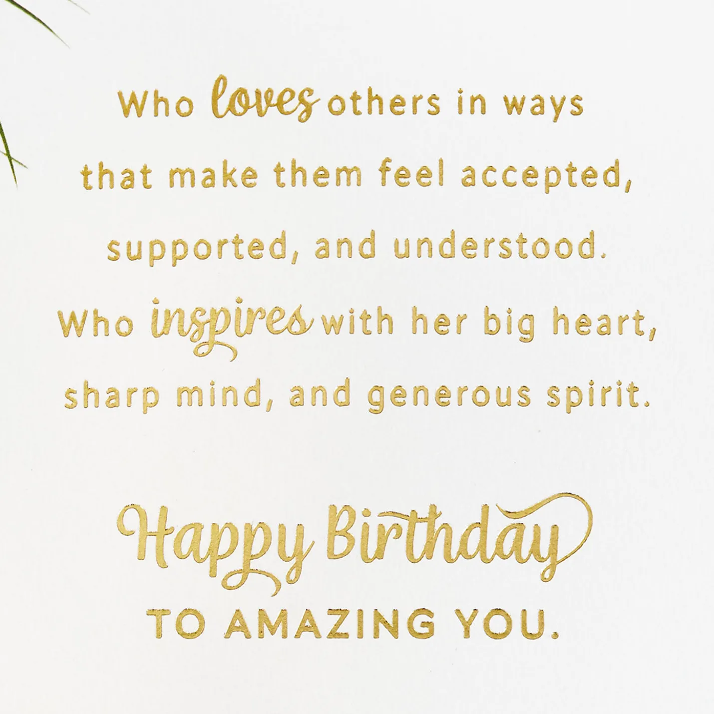 Amazing, Inspiring Woman Birthday Card for Her