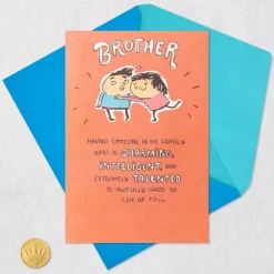 Amazing Funny Pop-Up Birthday Card for Brother From Sister
