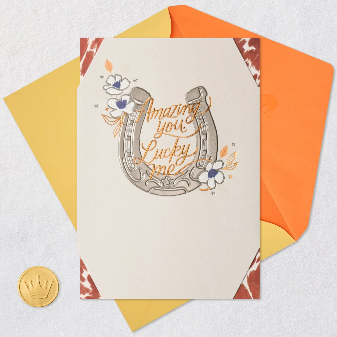 Amazing You, Lucky Me Birthday Card for Wife