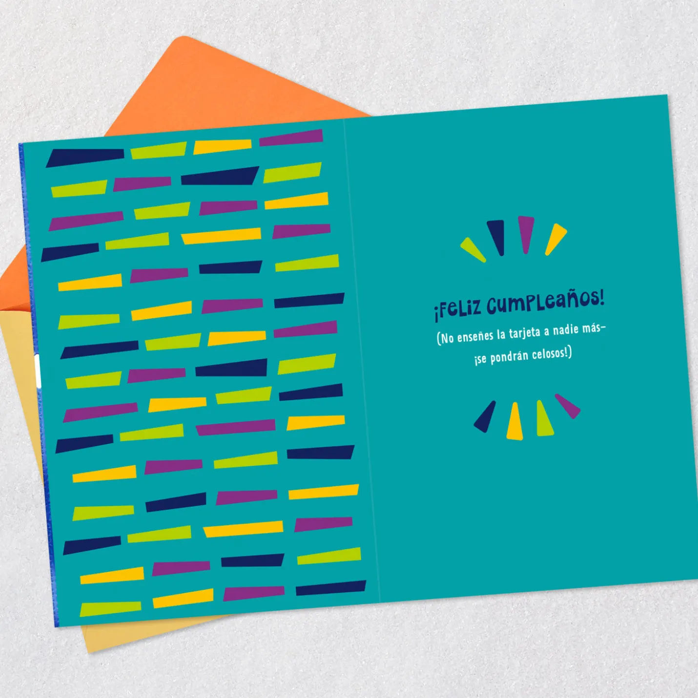 A Message Only for You Spanish-Language Funny Birthday Card