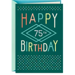 A Million Kinds of Wonderful 75th Birthday Card