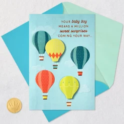 A Million Sweet Surprises New Baby Boy Card