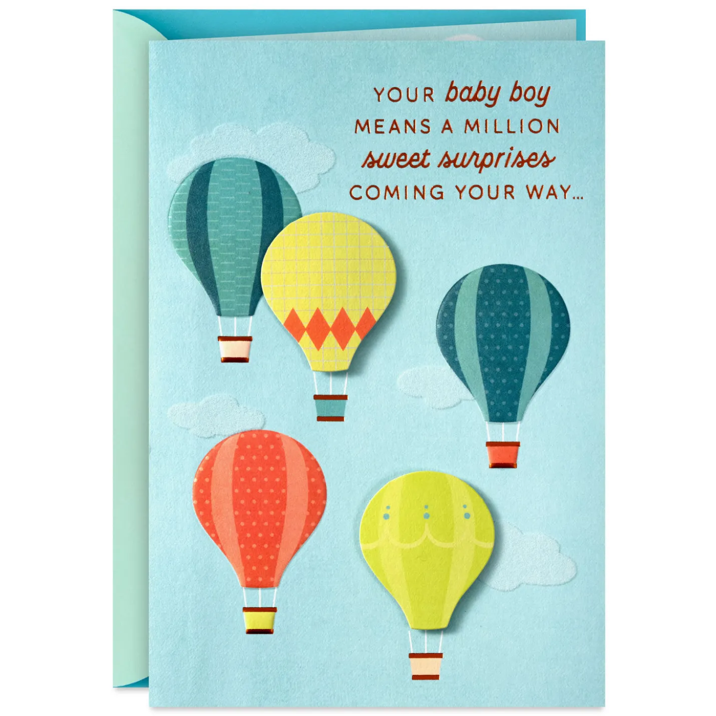 A Million Sweet Surprises New Baby Boy Card