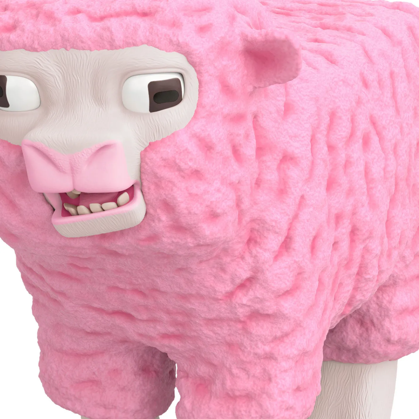 A Minecraft Movie Pink Sheep Ornament