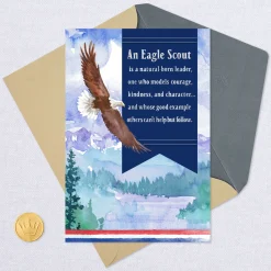 A Model of Character Eagle Scout Congratulations Card