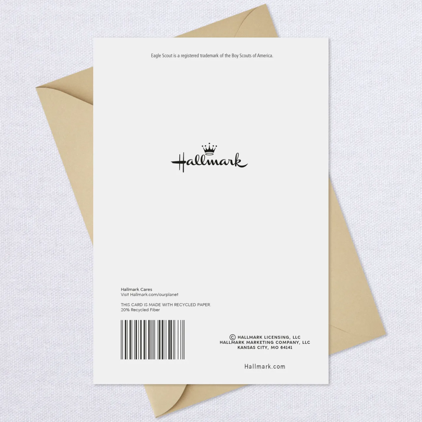A Model of Character Eagle Scout Congratulations Card