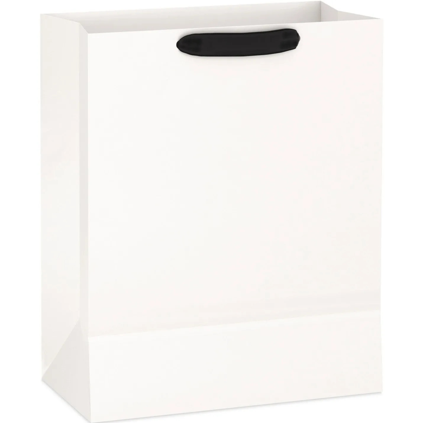 13" Amor y Felicidad Gold Calligraphy Large Gift Bag