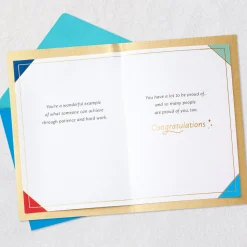 An Accomplishment That's Yours Forever High School Graduation Card