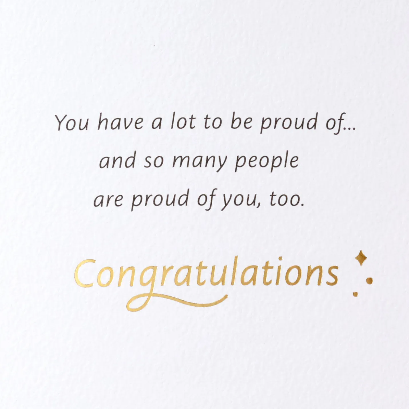 An Accomplishment That's Yours Forever High School Graduation Card