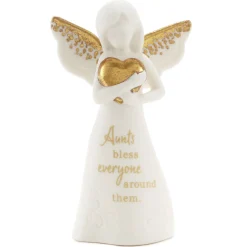An Aunt's Blessings Mini Angel Figurine, 3.8"