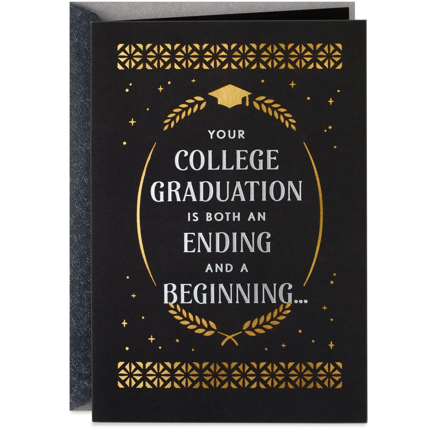 An Ending and a Beginning College Graduation Card