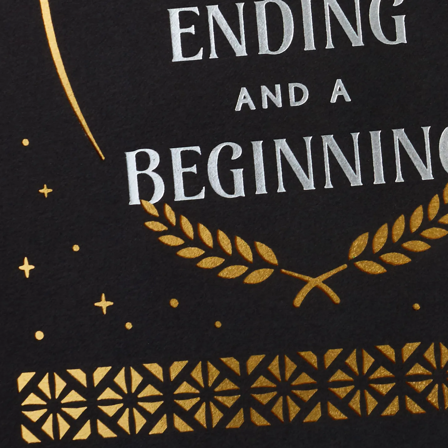 An Ending and a Beginning College Graduation Card