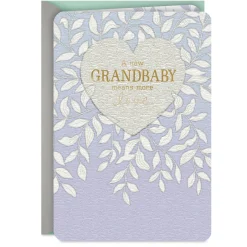 A New Grandbaby Means More Love New Baby Card