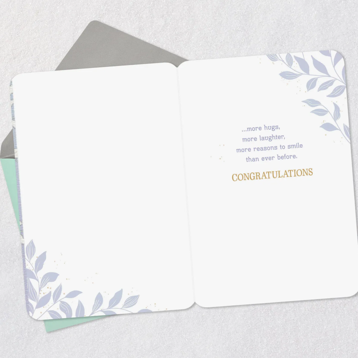 A New Grandbaby Means More Love New Baby Card