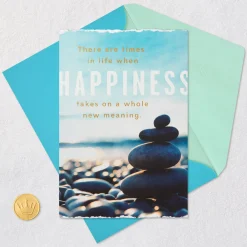 A New Meaning to Happiness Congratulations Card
