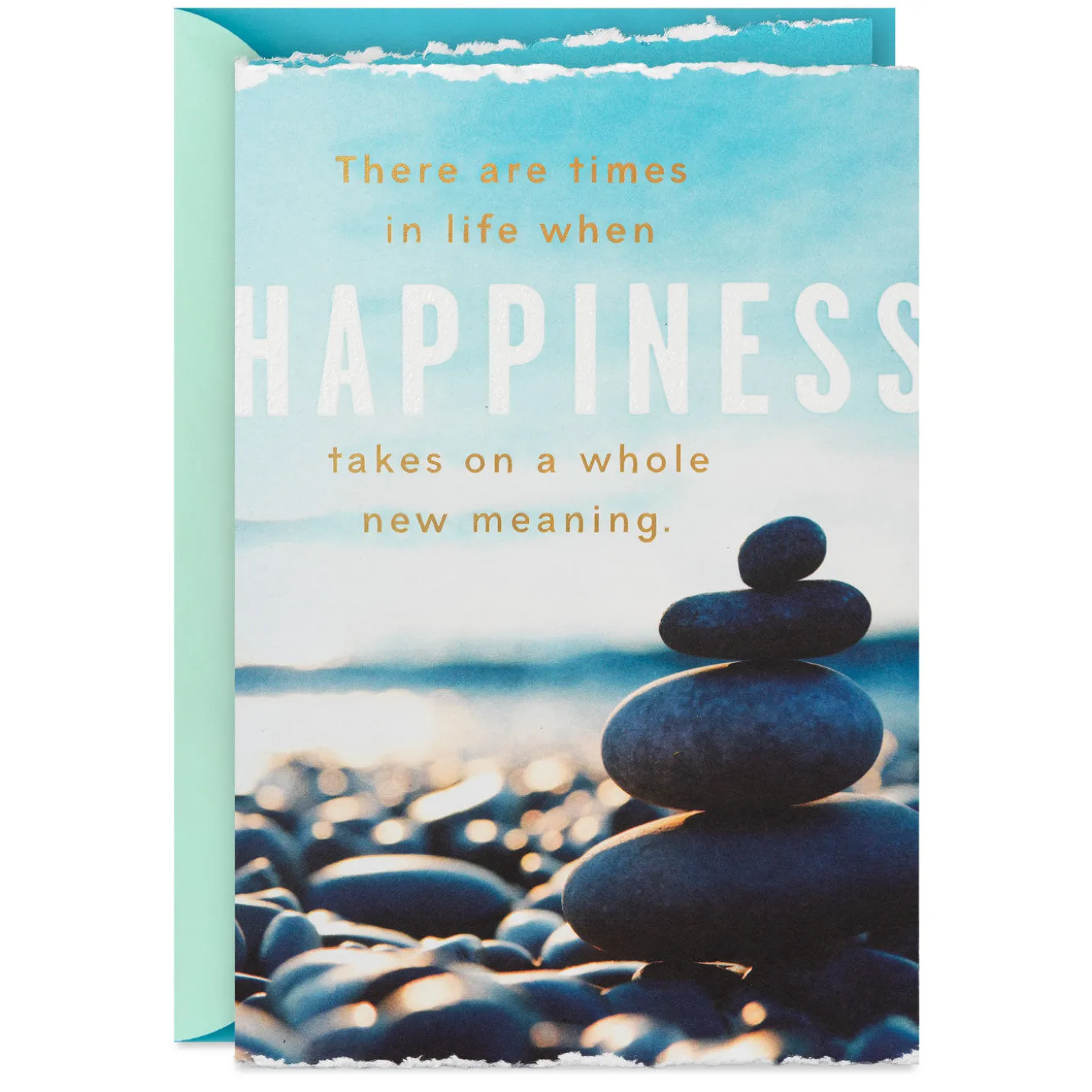 A New Meaning to Happiness Congratulations Card