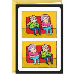 A New Position Funny Anniversary Card