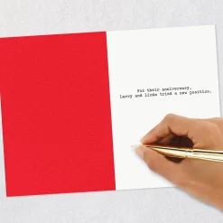 A New Position Funny Anniversary Card