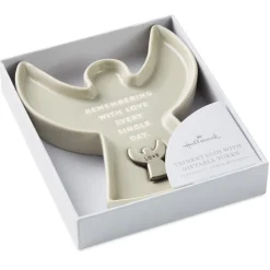 Angel-Shaped Trinket Dish With Token