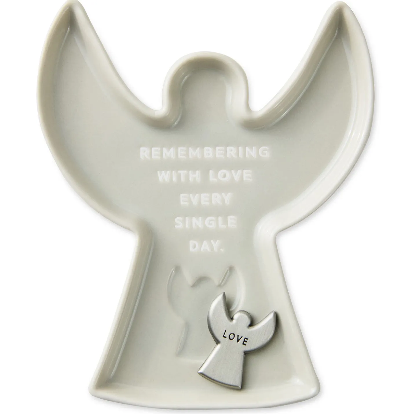 Angel-Shaped Trinket Dish With Token