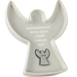 Angel-Shaped Trinket Dish With Token