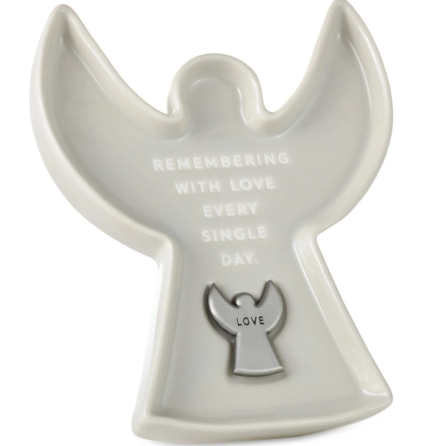 Angel-Shaped Trinket Dish With Token