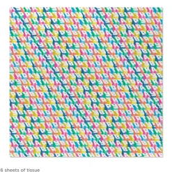 Angled All-Caps Happy Birthday Tissue Paper, 6 Sheets
