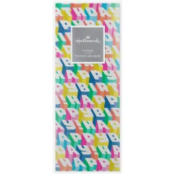 Angled All-Caps Happy Birthday Tissue Paper, 6 Sheets