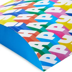 Angled All-Caps Happy Pillow Box
