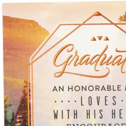An Honorable Man Religious Graduation Card for Him