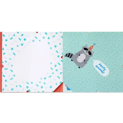Animal Fun Fold-a-Note Assorted Mini Notes With Stickers Book